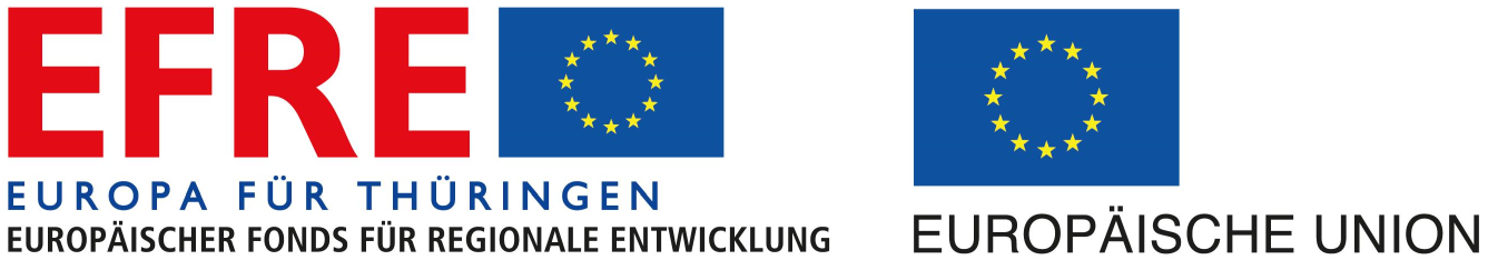 EFRE-Logo und EU-Logo