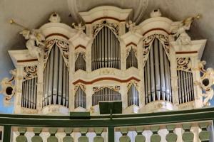 Scheffer-Orgel in der Kirche St. Peter in Lobeda