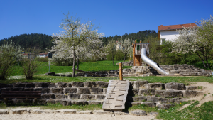 Ein Kinderspielplatz im Wohngebiet Himmelreich