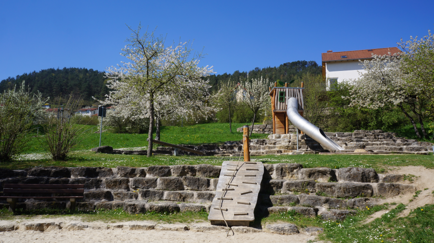 Ein Kinderspielplatz im Wohngebiet Himmelreich