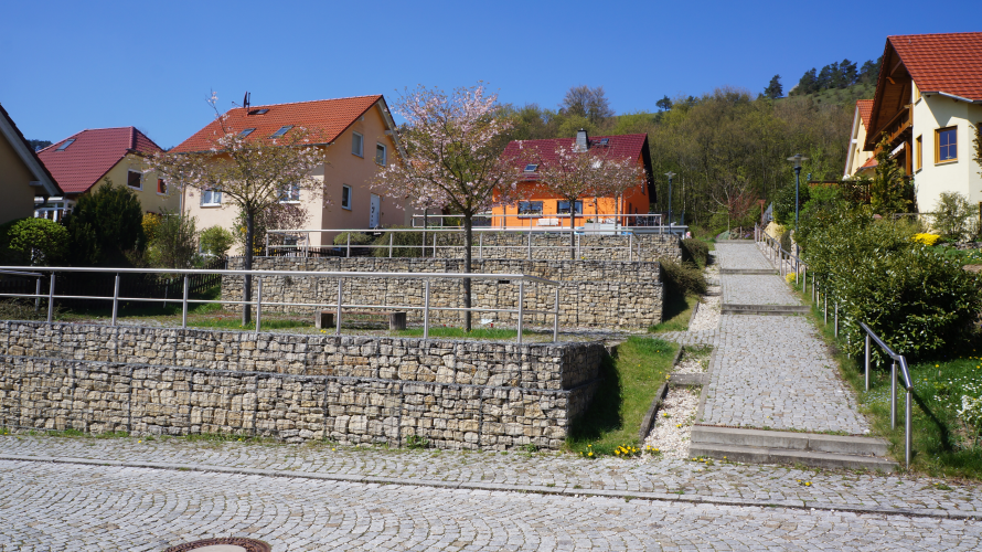 Blick in das Wohngebiet Himmelreich