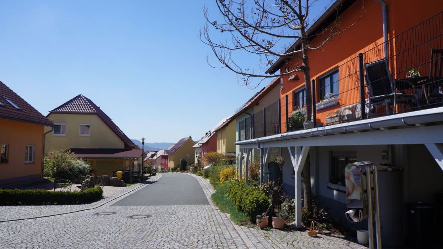 Blick in das Wohngebiet Himmelreich