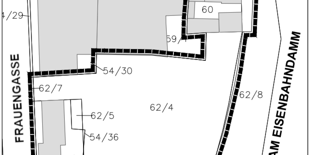 Lageplan mit Geltungsbereich des Vorhabenbezogenen Bebauungsplans